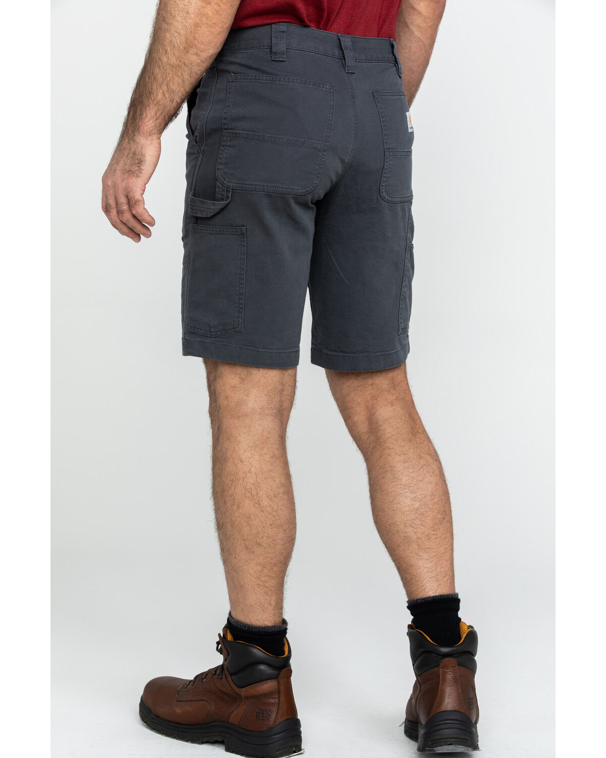 Image #2 - Carhartt Men's 11" Rugged Flex Dungaree Rigby Work Shorts, Dark Grey, hi-res