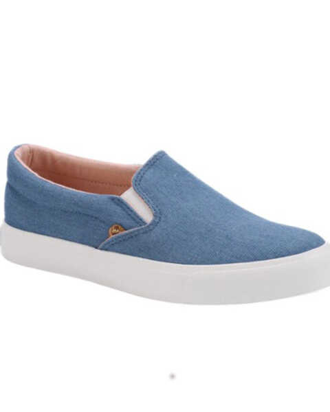 Image #1 - Lamo Footwear Women's Piper Shoes - Round Toe, Blue, hi-res