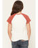 Image #4 - Rock & Roll Denim Girls' Conversational Print Short Sleeve Raglan Tee, Natural, hi-res
