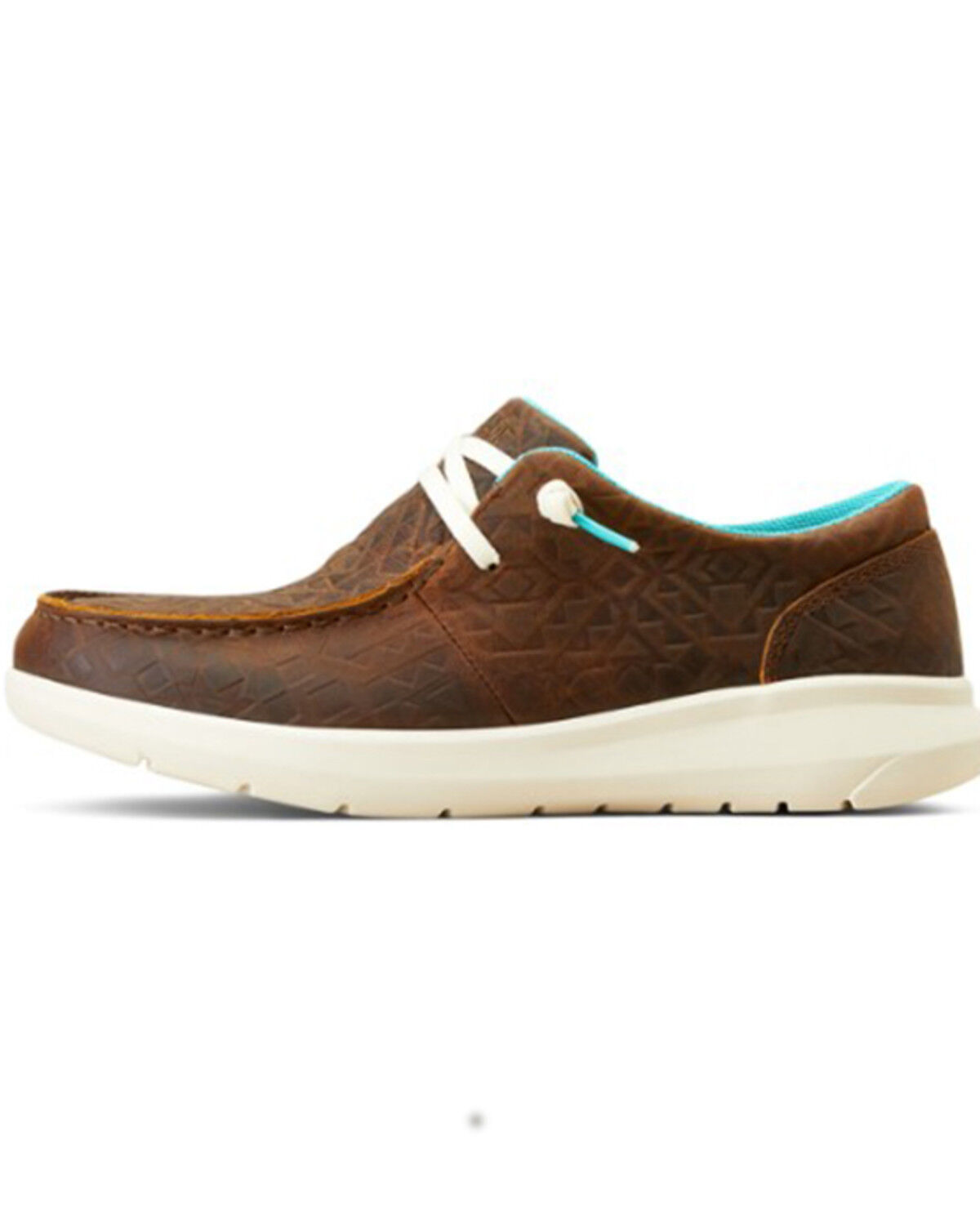 Image #2 - Ariat Women's Hilo Embossed Casual Shoes - Moc Toe, Brown, hi-res