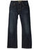 Image #1 - Wrangler Little Boys' Dark Wash Bootcut Denim Jeans, Dark Wash, hi-res