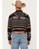 Image #4 - Cody James Men's Stagecoach Southwestern Print Long Sleeve Snap Western Shirt, Brown, hi-res