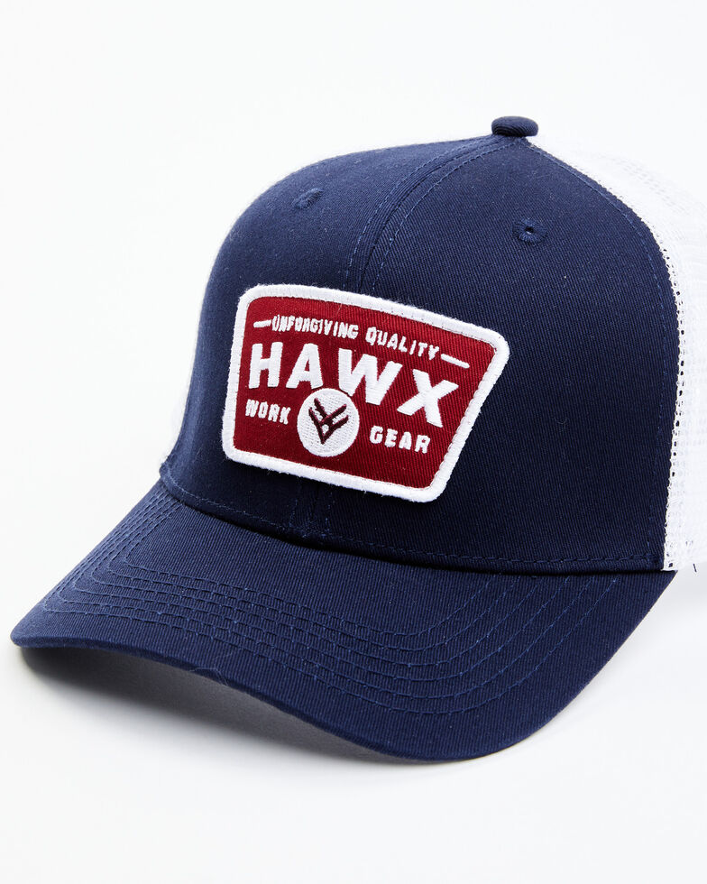 Hawx Men's Logo Recreation Patch Mesh-Back Ball Cap , Navy, hi-res