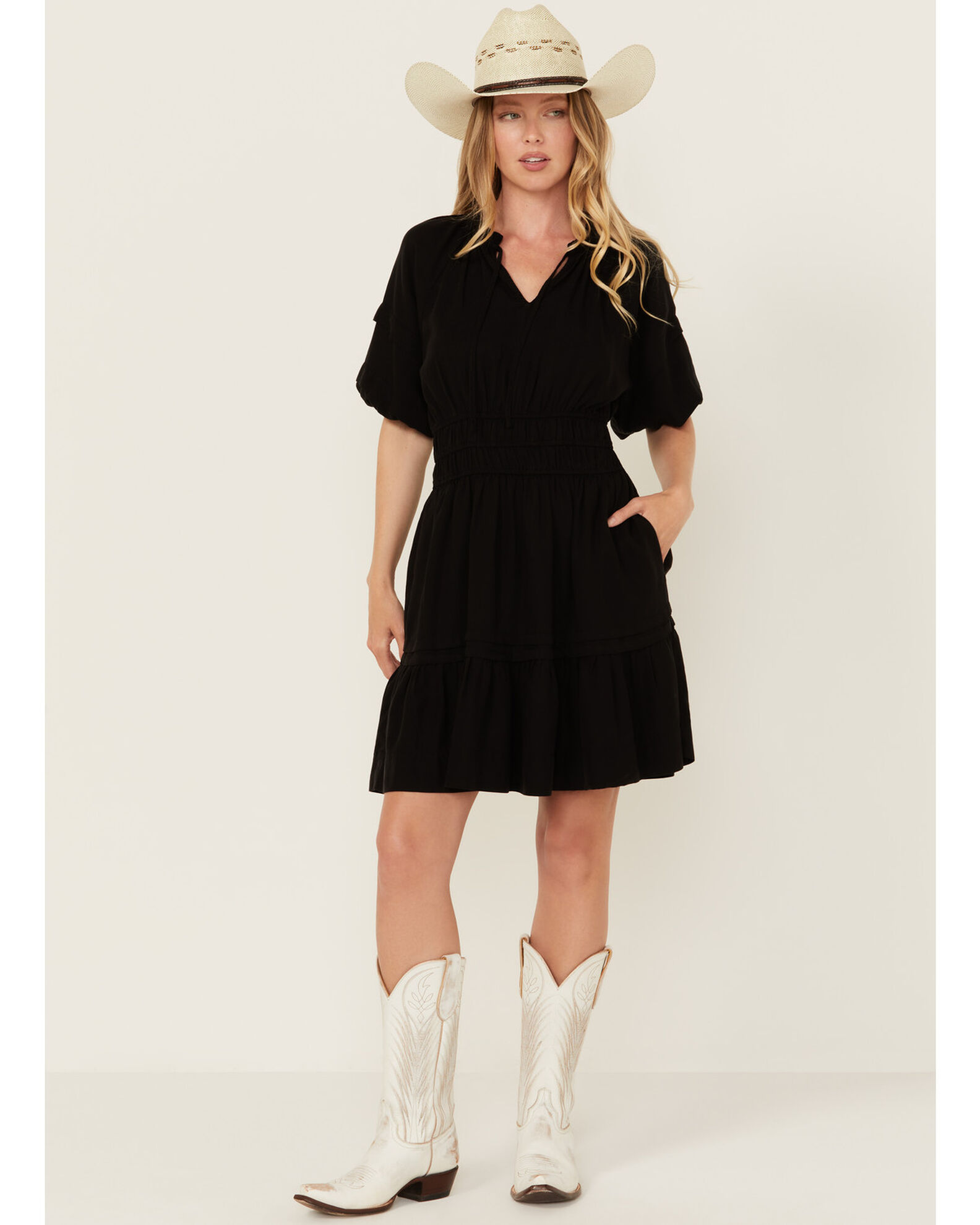 Velvet heart tencel dress top