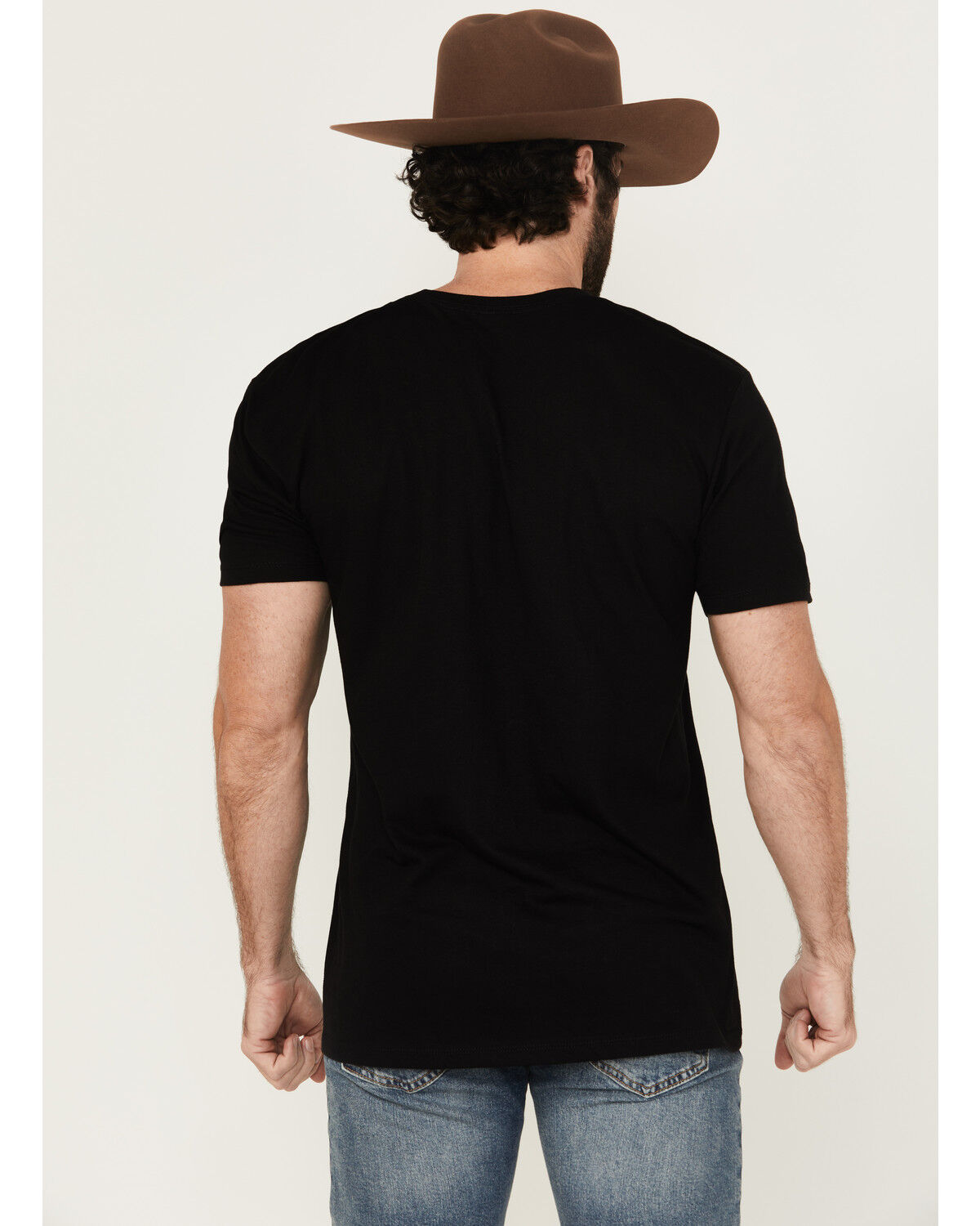 Image #4 - Moonshine Spirit Men's Skeleton Cowboy Short Sleeve Graphic T-Shirt, Black, hi-res