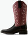 Image #2 - Ariat Women's Round Up Holly Performance Western Boots - Broad Square Toe, Black, hi-res