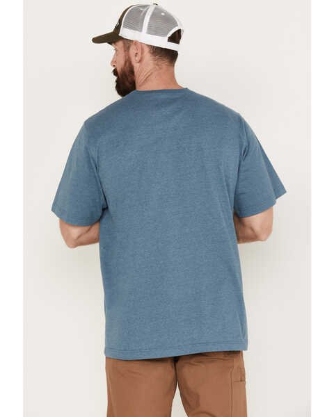 Image #4 - Hawx Men's Forge Short Sleeve Pocket T-Shirt, Blue, hi-res