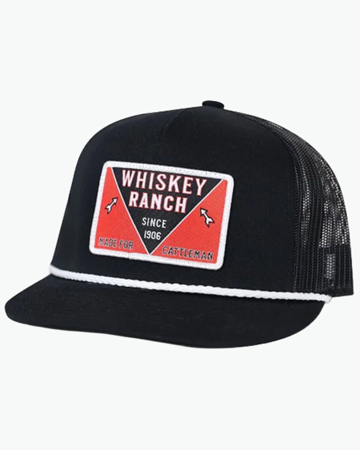 Whiskey Bent Men's Bandit Ball Cap, Black, hi-res