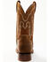 Image #5 - Dan Post Men's Stitched Western Performance Boots - Broad Square Toe, Tan, hi-res