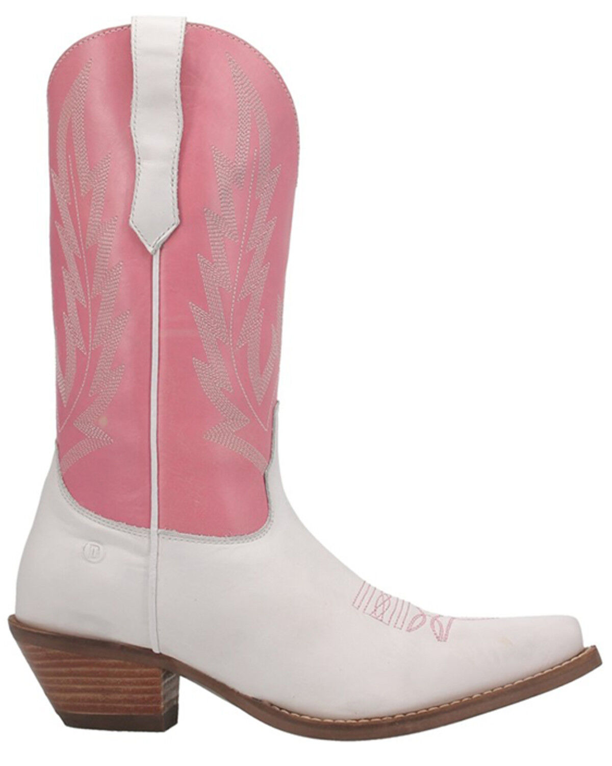 Image #2 - Dingo Women's Hold Yer Horses Vintage Western Boots - Snip Toe, Pink, hi-res