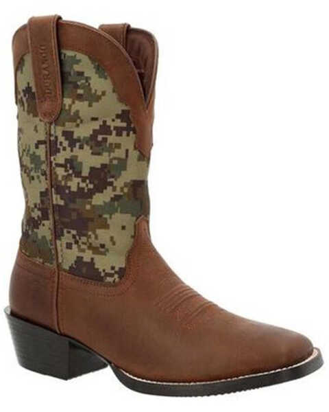 Durango Men's Westward Camo Western Performance Boots - Broad Square Toe, Camouflage, hi-res