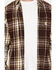 Image #3 - Carhartt Men's Heavyweight Plaid Print Long Sleeve Button-Down Flannel Shirt, Wine, hi-res