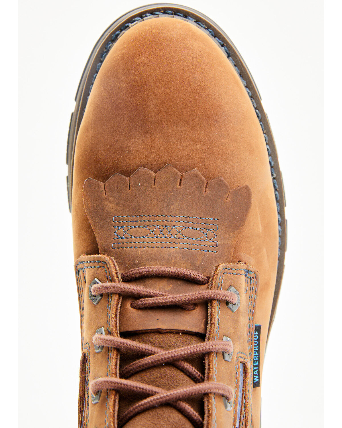 Image #6 - Cody James Men's Disrupter Lacer Waterproof Work Boots - Composite Toe, Brown, hi-res