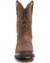 Image #4 - Cody James Men's Mustang Saddle Waterproof Western Work Boots - Soft Toe, Dark Brown, hi-res