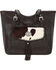 Image #1 - American West Chocolate Annie's Secret Concealed Carry Tote Bag, Chocolate, hi-res