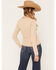 Image #4 - Shyanne Women's Horse Embroidered Long Sleeve Graphic Top, Khaki, hi-res