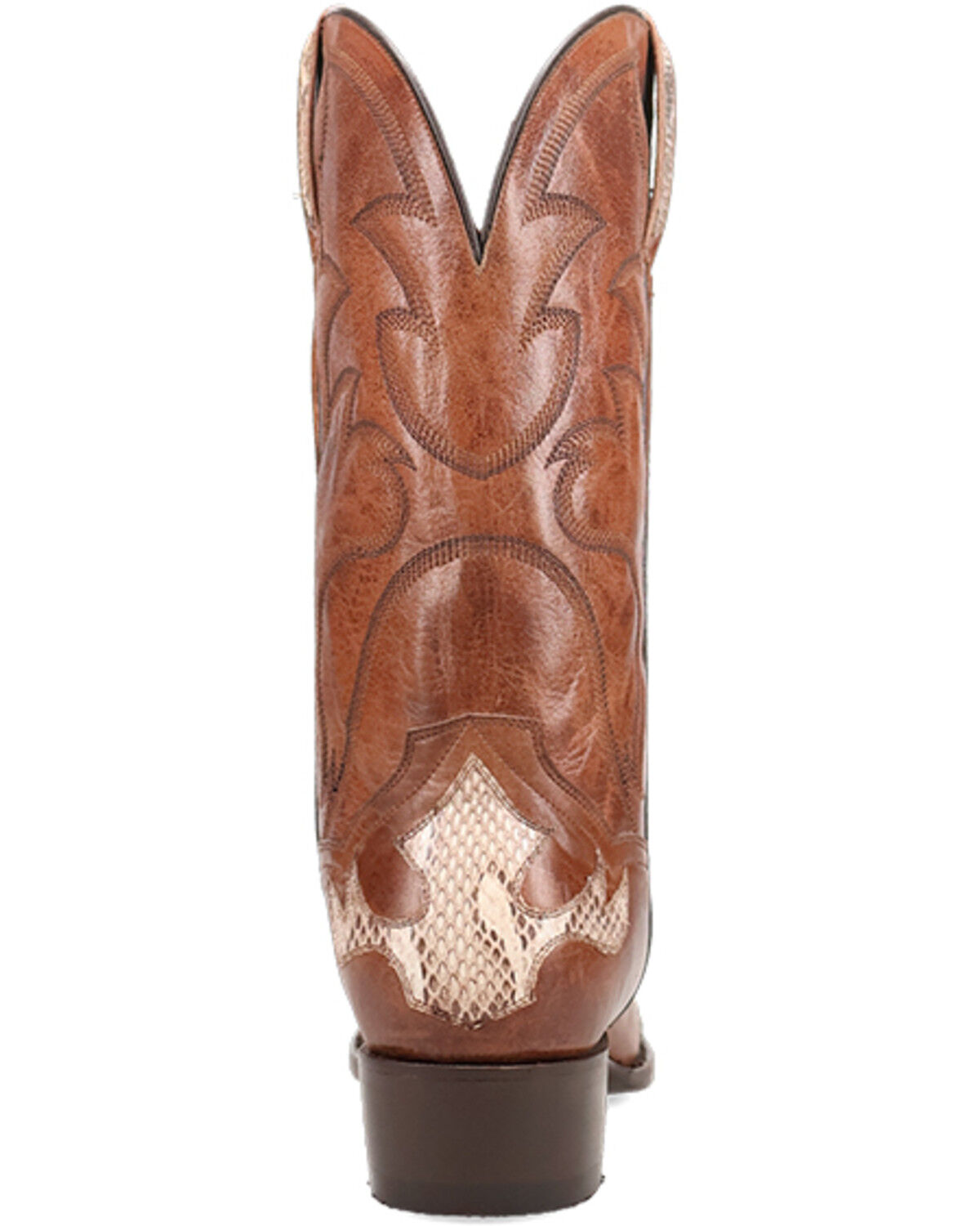 Image #5 - Dan Post Men's Exotic Snake Western Boots - Round Toe, Natural, hi-res