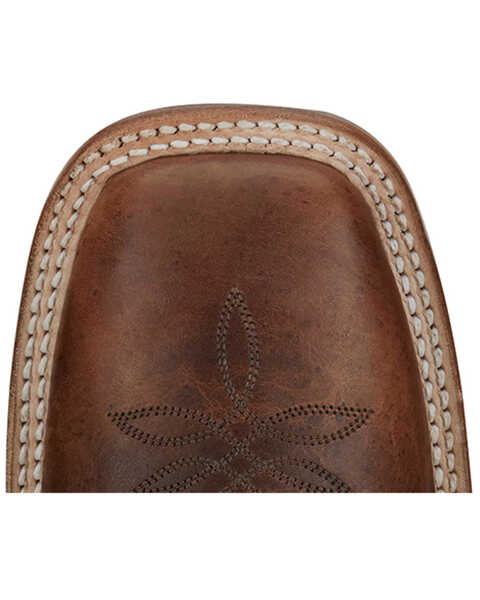 Image #6 - Justin Men's Poston Western Boots - Broad Square Toe , Brown, hi-res