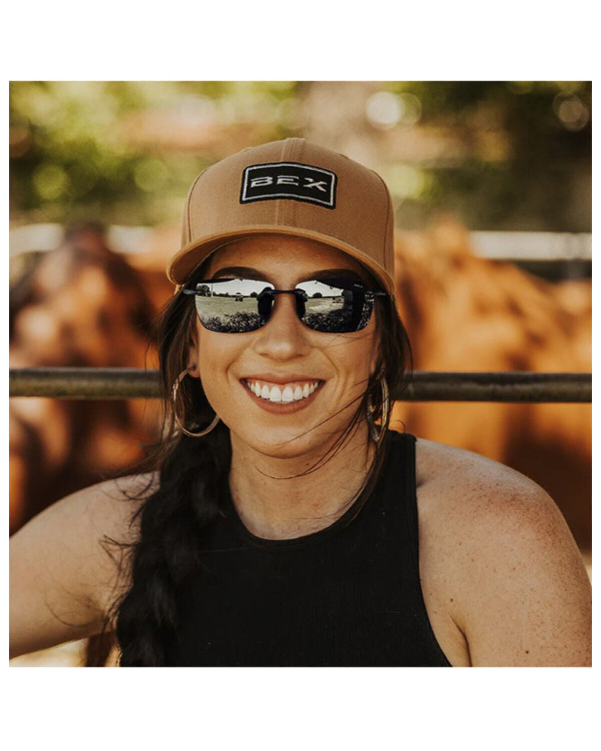 Image #2 - Bex Jaxyn XL OTG Sunglasses, Black/grey, hi-res