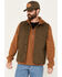 Image #1 - Brothers and Sons Men's Granger Duck Trucker Vest, Dark Green, hi-res