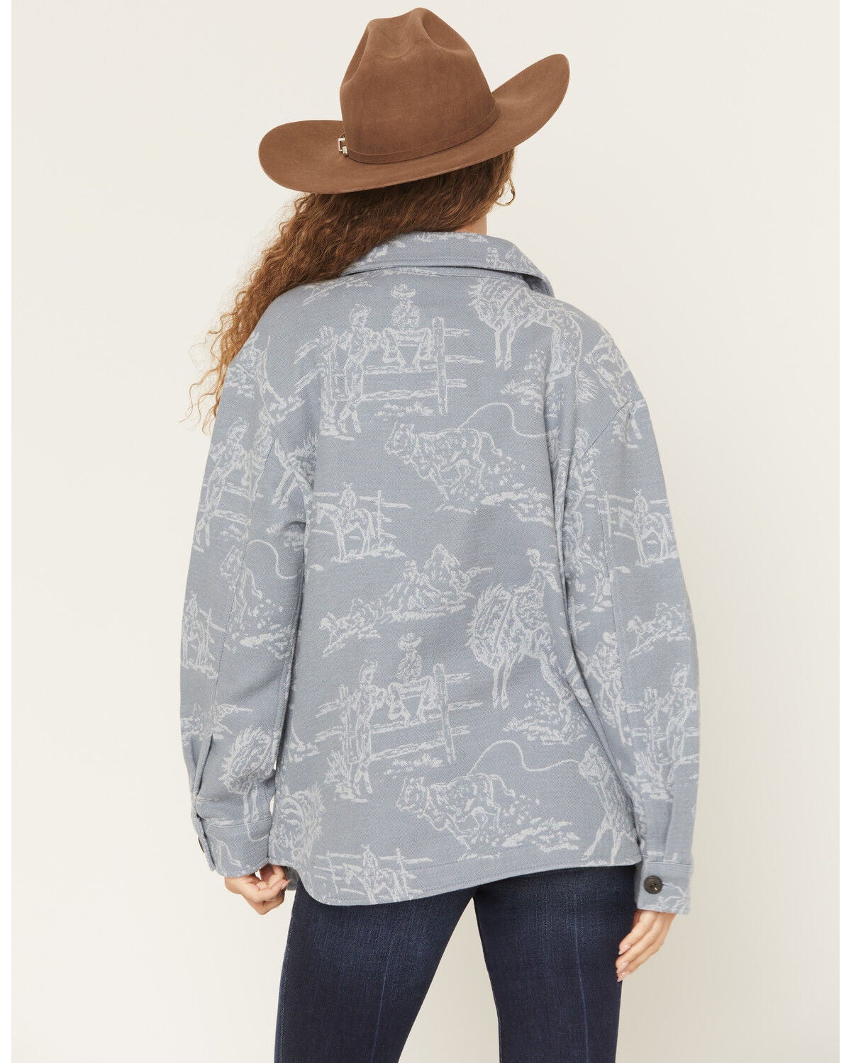Image #4 - Pendleton Women's Shacket, Blue, hi-res
