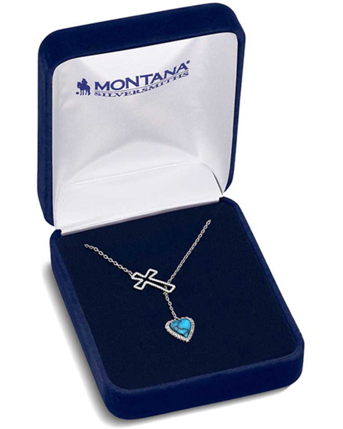 Image #3 - Montana Silversmiths Women's Anchored In Love and Faith Necklace, Silver, hi-res
