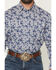 Image #3 - Wrangler 20X Men's Paisley Print Long Sleeve Snap Stretch Western Shirt, White, hi-res
