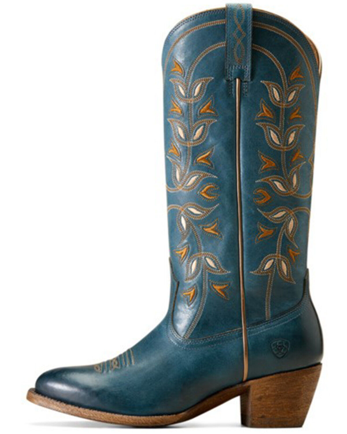 Image #2 - Ariat Women's Desert Holly Western Boots - Round Toe, Blue, hi-res