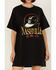 Image #3 - Girl Dangerous Women's Nashville Hat T-Shirt Mini Dress, Charcoal, hi-res