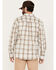 Image #4 - Brothers and Sons Men's Sallisaw Plaid Print Performance Long Sleeve Button Down Western Shirt, White, hi-res