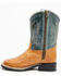Image #3 - Cody James Toddler Boys' Western Boots - Square Toe, Brown, hi-res
