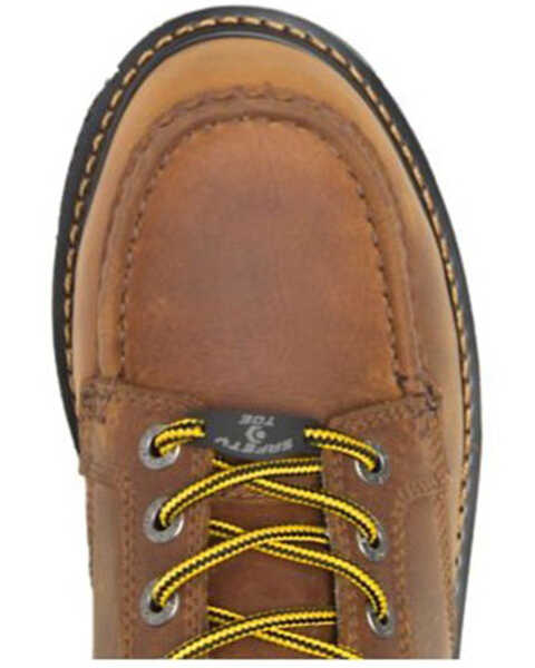 Image #4 - Wolverine Men's Brown Hellcat Lace-Up Work Boots - Composite Toe, Brown, hi-res