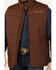Image #3 - Ariat Men's Crius Solid Insulated Concealed Carry Vest - Tall, Medium Brown, hi-res
