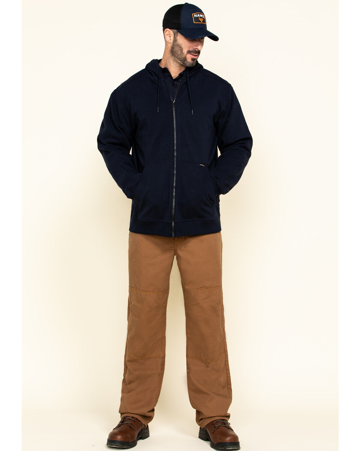 zip up work jacket