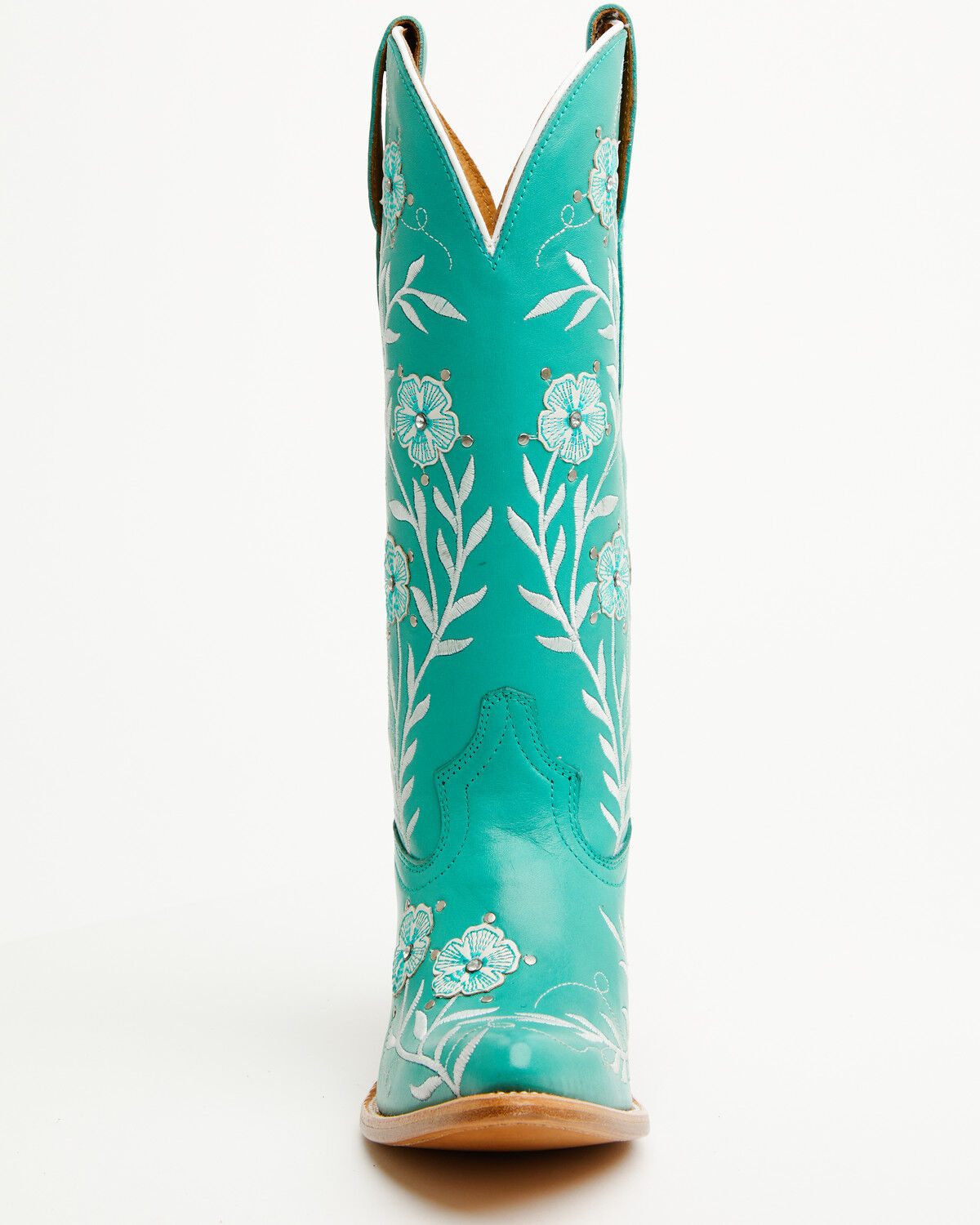 Image #4 - Ariat Women's Romance Floral Embroidered Tall Western Boots - Round Toe, Turquoise, hi-res