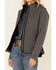Roper Women's Heather Gray Fleece Zip-Front Softshell Jacket , Grey, hi-res
