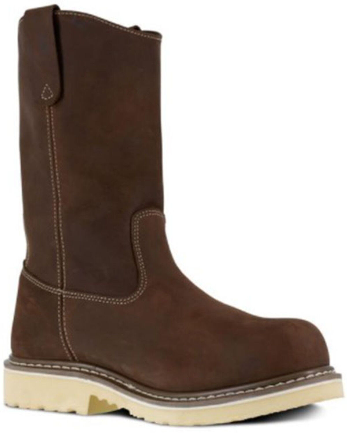 Image #1 - Iron Age Men's Solidifier Western Work Boots - Composite Toe, Brown, hi-res
