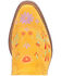 Image #6 - Dingo Women's Sugar Bug Suede Fashion Booties - Round Toe, Yellow, hi-res