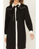 Image #3 - Wrangler Retro Women's Snap Front Neck Tie Mini Dress, White, hi-res