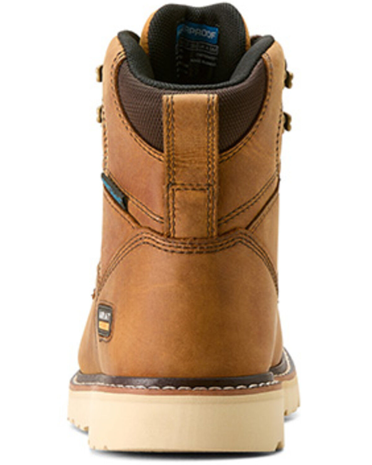 Image #3 - Ariat Women's Rebar 6" Wedge Waterproof Moc Toe Work Boots - Soft Toe, , hi-res
