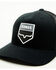 Image #2 - Kimes Ranch Men's Wedge Mesh Back Ball Cap, Black, hi-res
