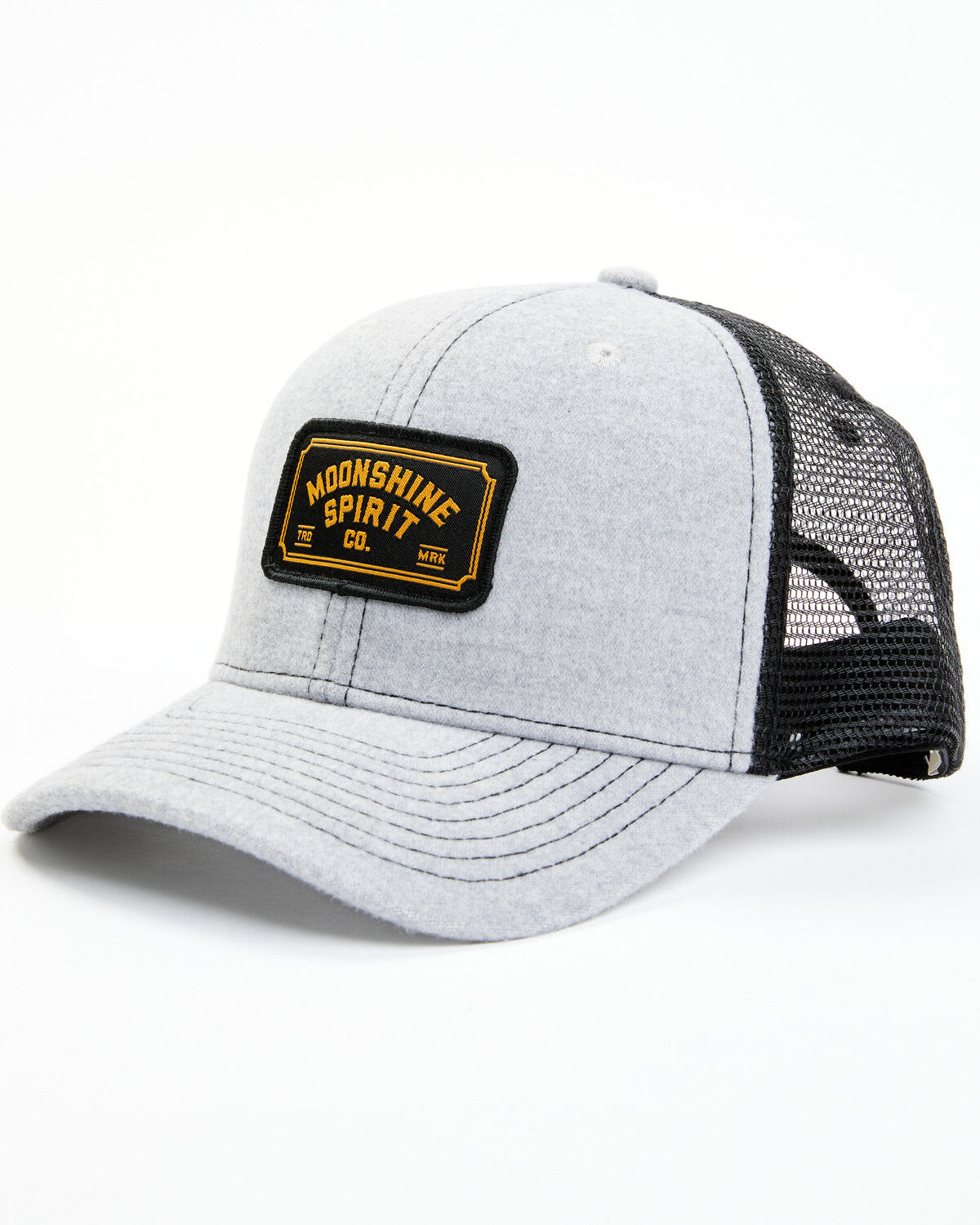 Image #1 - Moonshine Spirit Men's Recreation Patch Mesh-Back Ball Cap, Grey, hi-res
