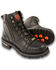 Image #1 - Milwaukee Leather Men's Lace To Toe Boots - Round Toe, Black, hi-res