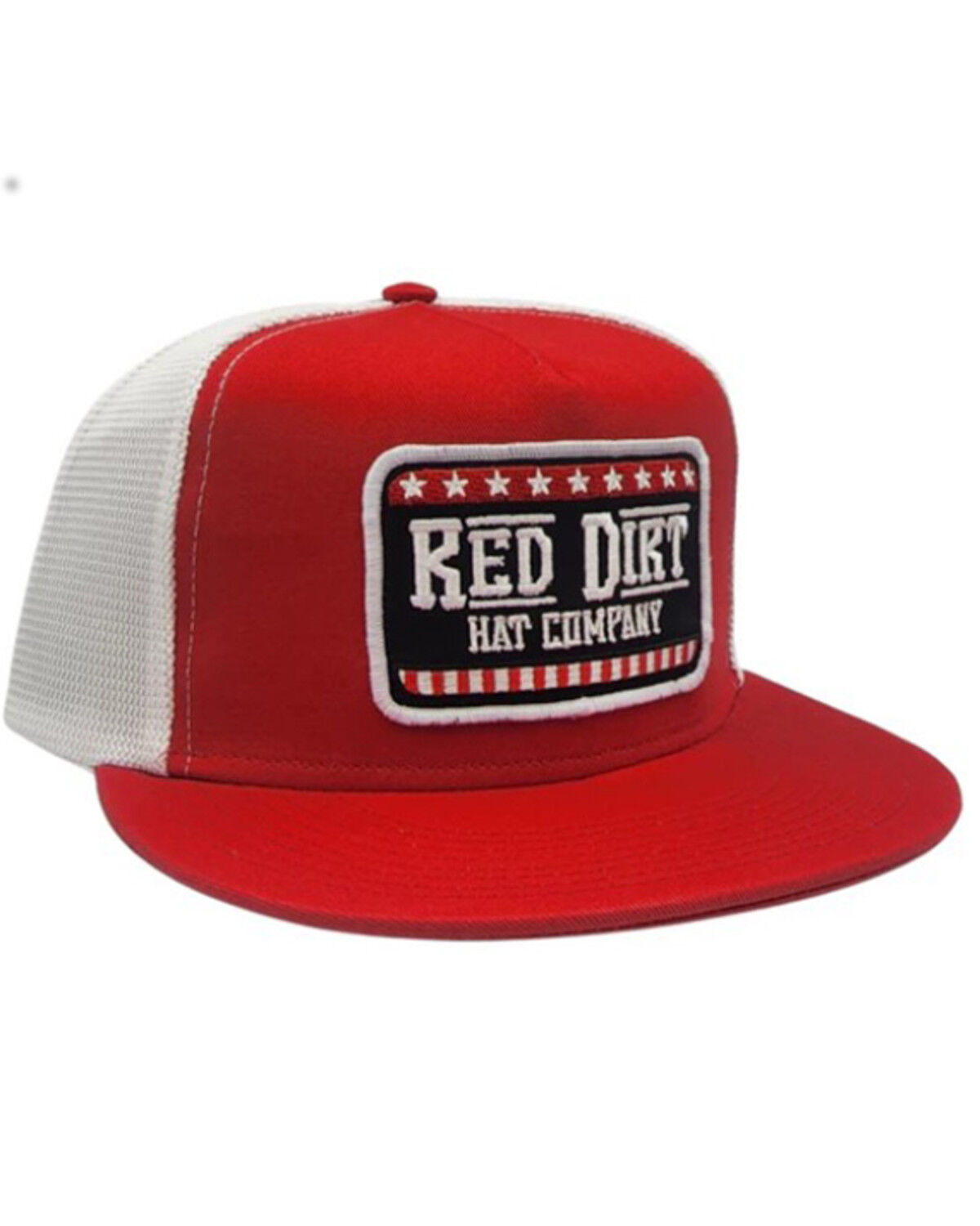 Image #1 - Red Dirt Hat Men's Stars And Stripes Ball Cap, Red, hi-res