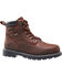 Image #2 - Wolverine Men's Floorhand Waterproof 6" Work Boots - Round Toe, Dark Brown, hi-res