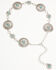 Image #2 - Shyanne Women's Sunshine Bloom Chain Concho Belt, Silver, hi-res