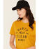 Image #2 - Troll Co Women's Juno Short Sleeve Graphic Tee, Gold, hi-res