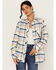 Image #1 - Idyllwind Women's Plaid Print Rendon Flannel Shirt, Blue, hi-res