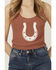 Image #3 - White Crow Women's Horseshoe Cropped Sweater Tank, Beige, hi-res