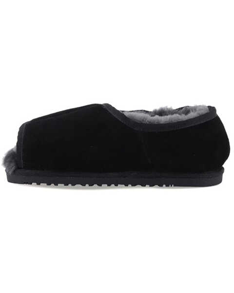 Image #3 - Lamo Footwear Women's Apma Open Toe Wrap Wide Slippers, Black, hi-res